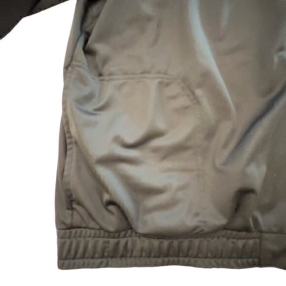 🛍️2 for $25 Sale🛍️ Starter Jacket Men's Size 3XL Black Grey stripes Zip‎ Up - Picture 4 of 15